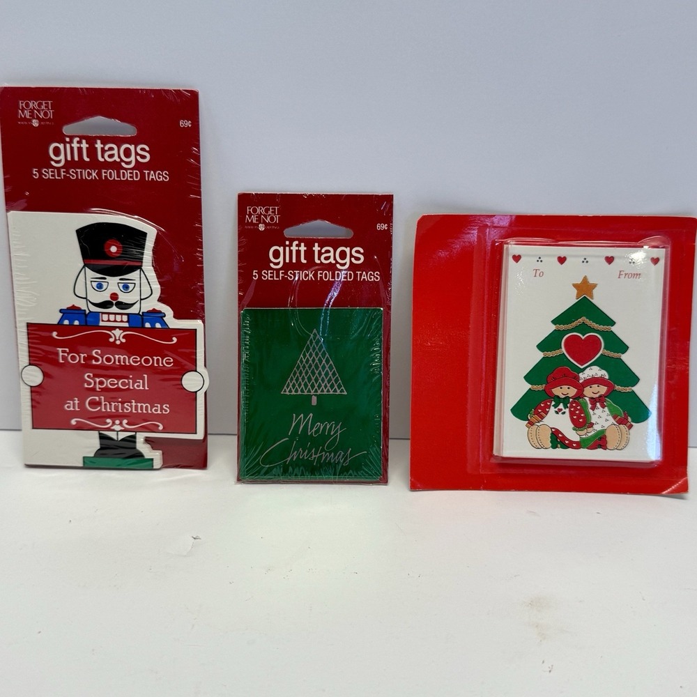 Vintage Christmas Holiday Gift Tags New‎ NOS